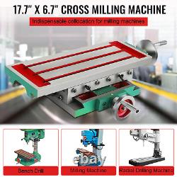 2 Axis Compound Milling Machine Work Table Cross Slide Bench Drill Vise Fixture