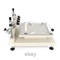 3040 Manual Solder Paste Printing Machine High Precision 300400mm Work Table