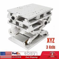 3 Axis XYZ Workbench Laser Marking Machine Positioning Fine-tuning Working Table