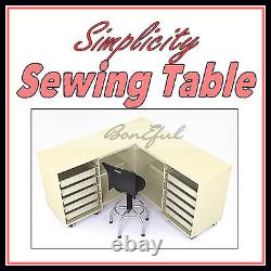 BonEful TABLE Machine Serger Quilt Embroidery Craft Shelf Fabric SEWING Quilt US