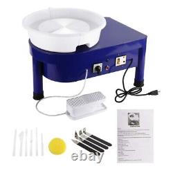 Table Top Pottery Wheel Electric Ceramic Work Forming Machine with Foot Pedal