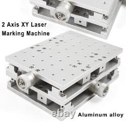 Machine de marquage laser à deux axes XY pour le positionnement de l'établi, la plateforme mobile et la table de travail.