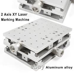 Plateforme de déplacement de positionnement laser XY à deux axes pour table de travail de marquage de machine